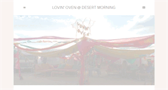 Desktop Screenshot of desertmorning.org